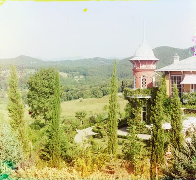 Dacha in the Caucasus, 1905-1915 by Sergey Prokudin Gorsky
